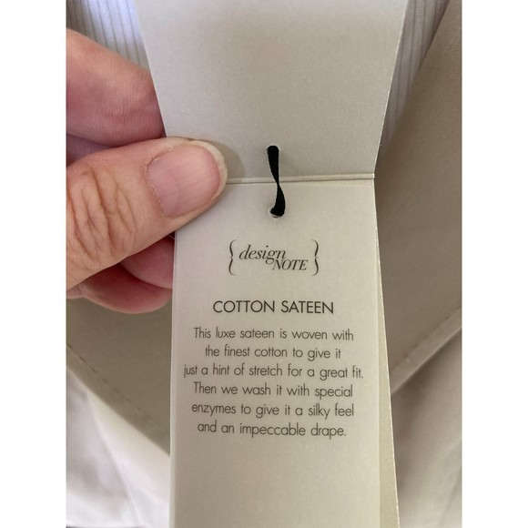 Ann Taylor Blazer NWT Tan Size 10 Cotton Sheen with Stretch - Picture 7 of 8